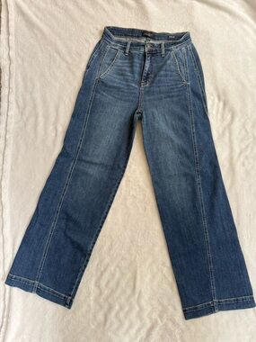 Judy Blue Dark Blue Wide-Leg Jeans